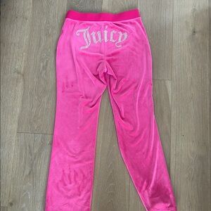 Juicy Couture Pink Velour Pants